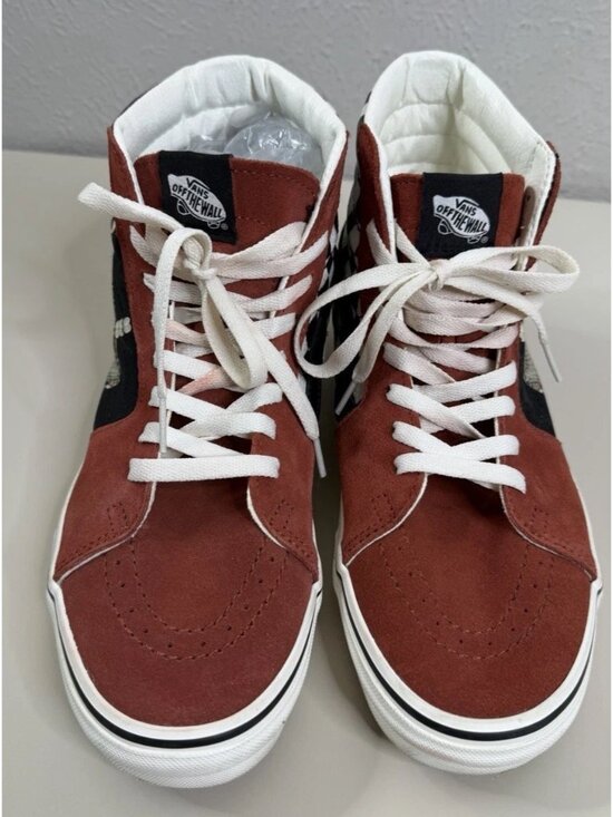 Vans Rattlesnake Desert Snake 721356 Mens 9 Women 10.5 Sneakers Red High Top EUC main image 8
